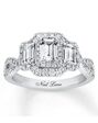 Kay Jewelers Vintage Emerald Cut Engagement Ring - thumbnail - 1