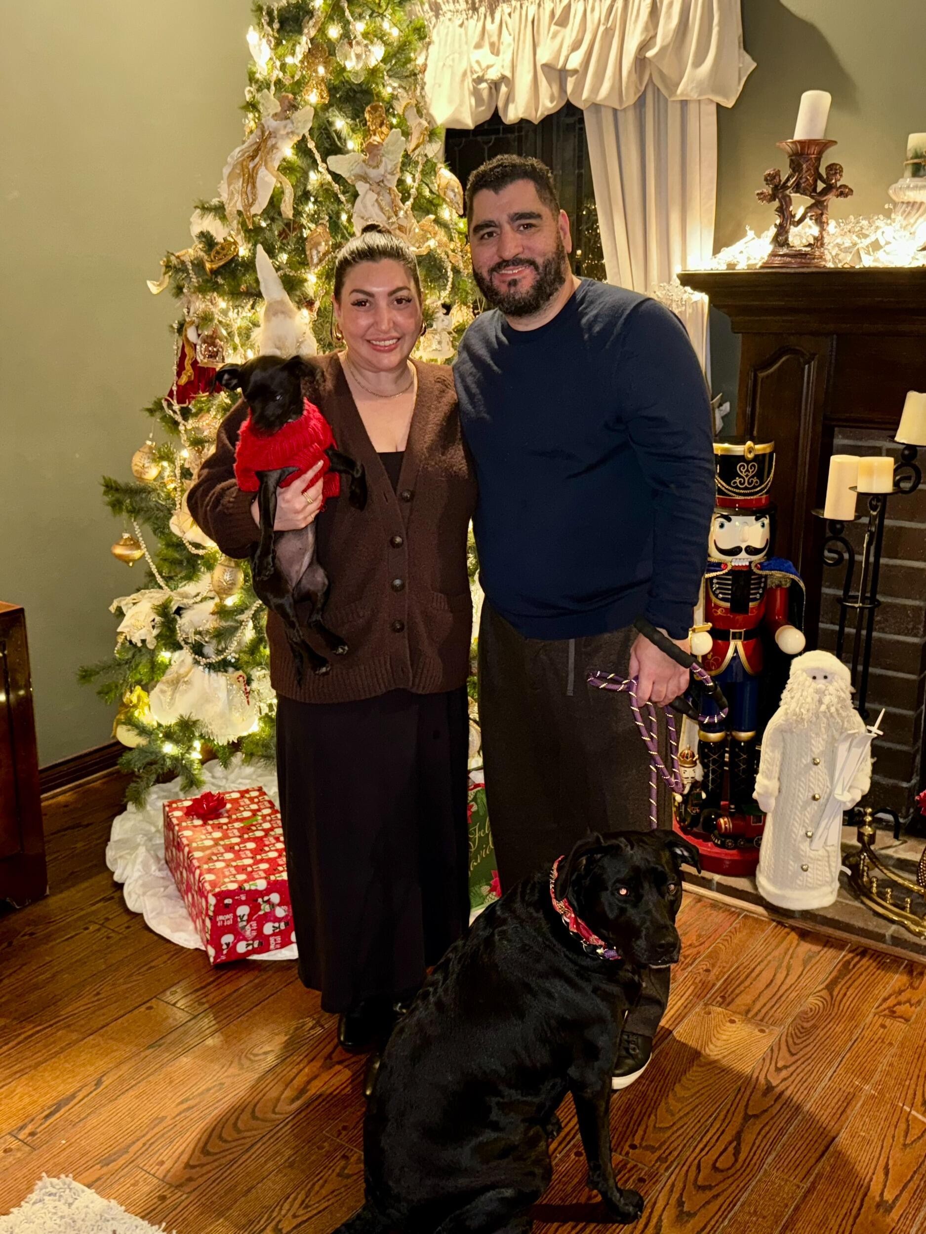 Christmas Eve with our favorite little family.