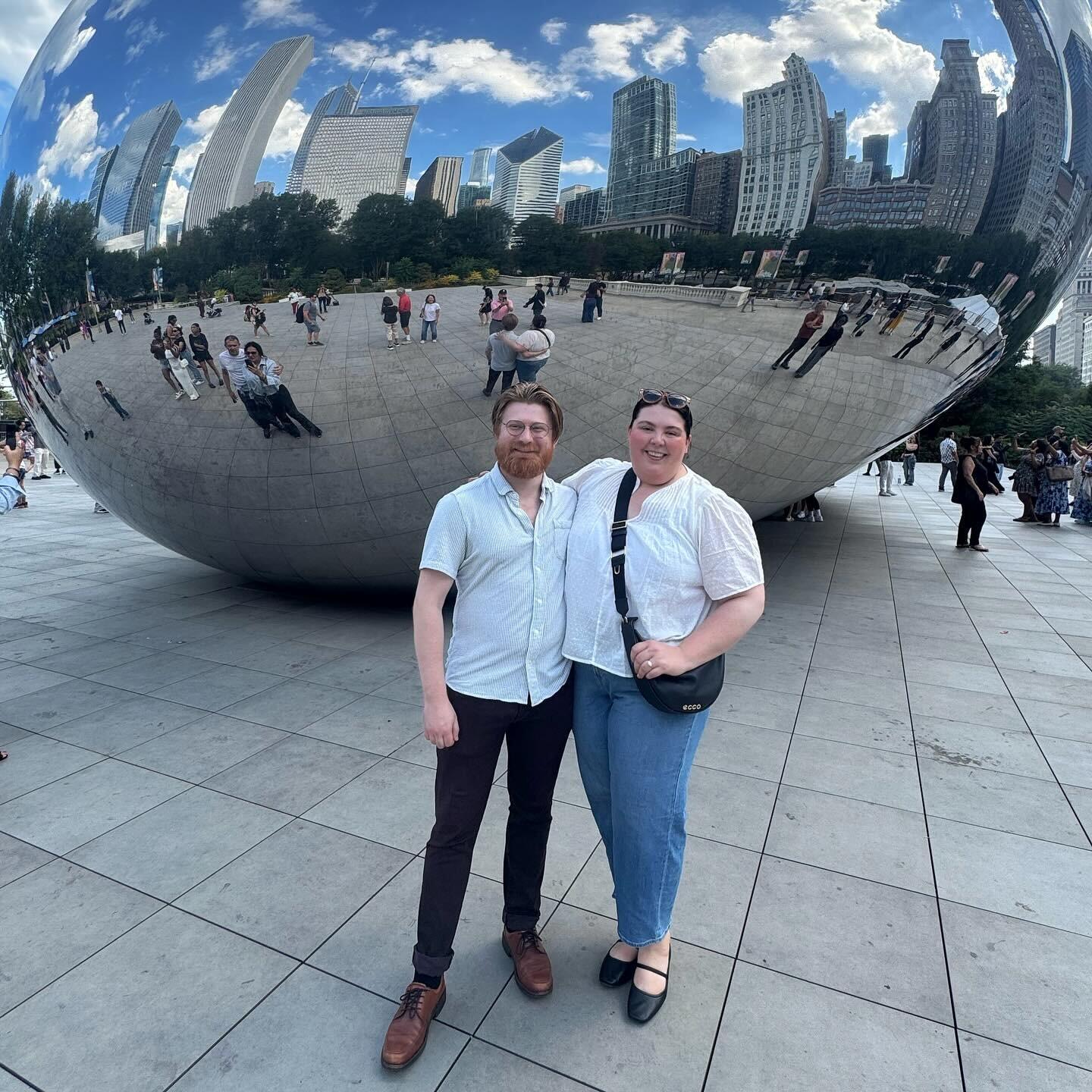 Visiting friends in Chicago!