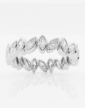 Grown Brilliance BNGTXR03455-7.00GW4 Gold Wedding Ring