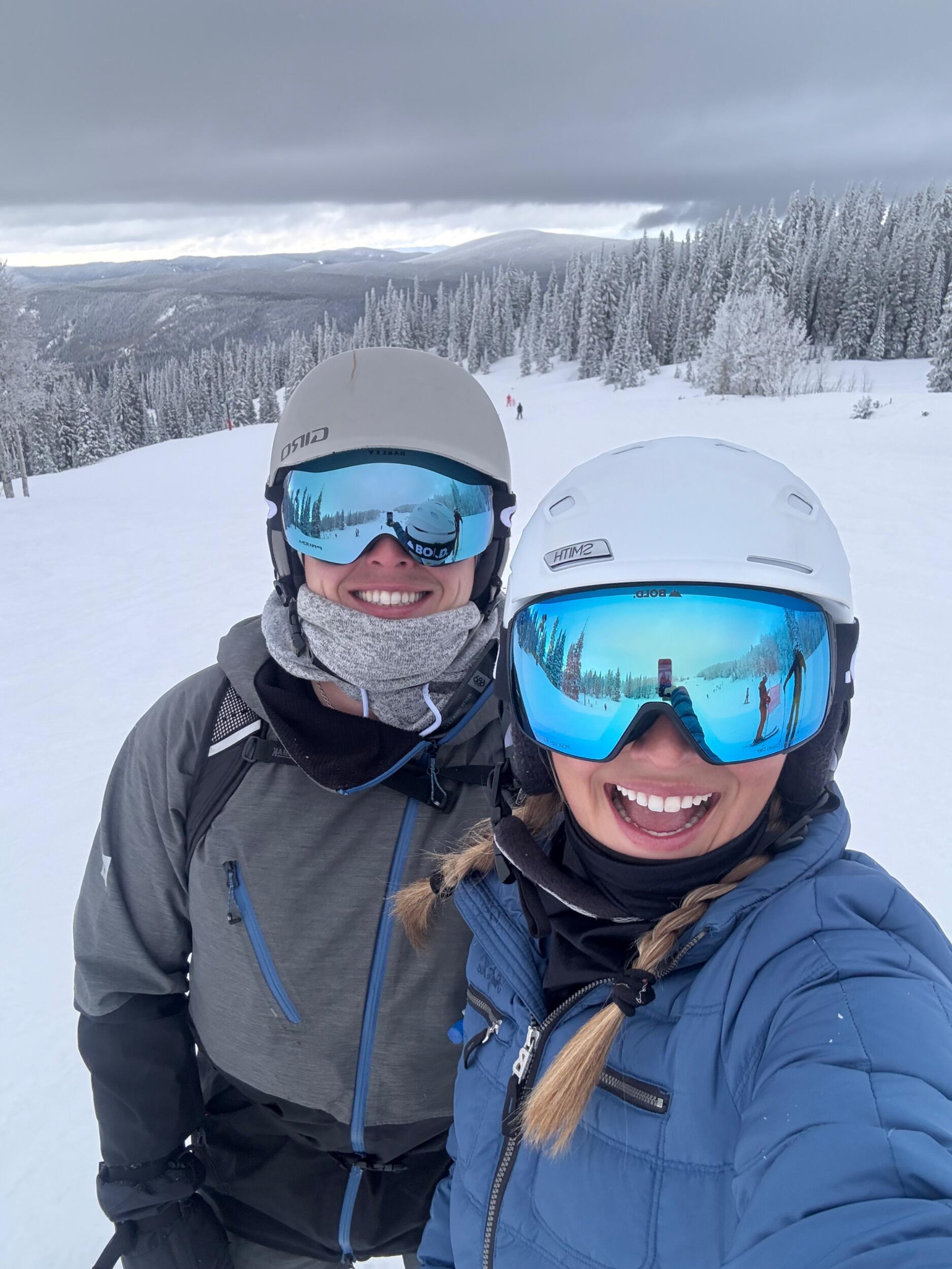 We like to ski/snowboard as many days as we possibly can in the winters in Steamboat! Alexa’s dad has an aversion to “knuckle draggers”, but has made an exception for Macrae :)