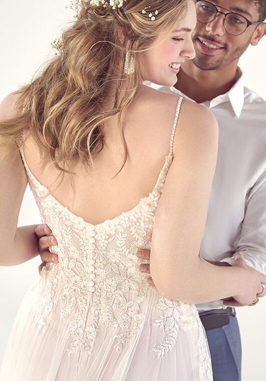 Rebecca Ingram CLAUDETTE A-Line Wedding Dress - 3
