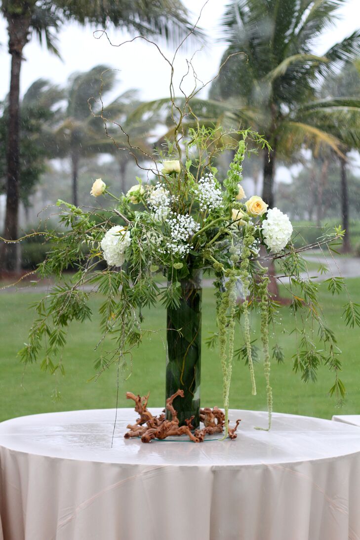 Whimsical Reception Accent with Greenery
