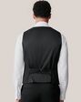 Birdy Grey Suits Josh Suit Vest in Black Black Tuxedo - thumbnail - 3