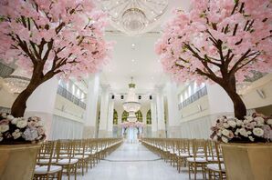 Glamorous Wedding Ceremony at the Southern Exchange Ballrooms in Atlanta, Georgia