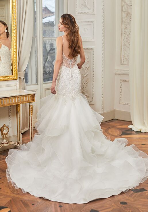 Val Stefani Heart Mermaid Wedding Dress - 2