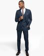 Generation Tux Slate Blue Notch Lapel Suit Blue Tuxedo - thumbnail - 2