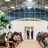 Multicultural Wedding with Green-and-Cream Palette at Garfield Park Conservatory in Chicago, Illinois