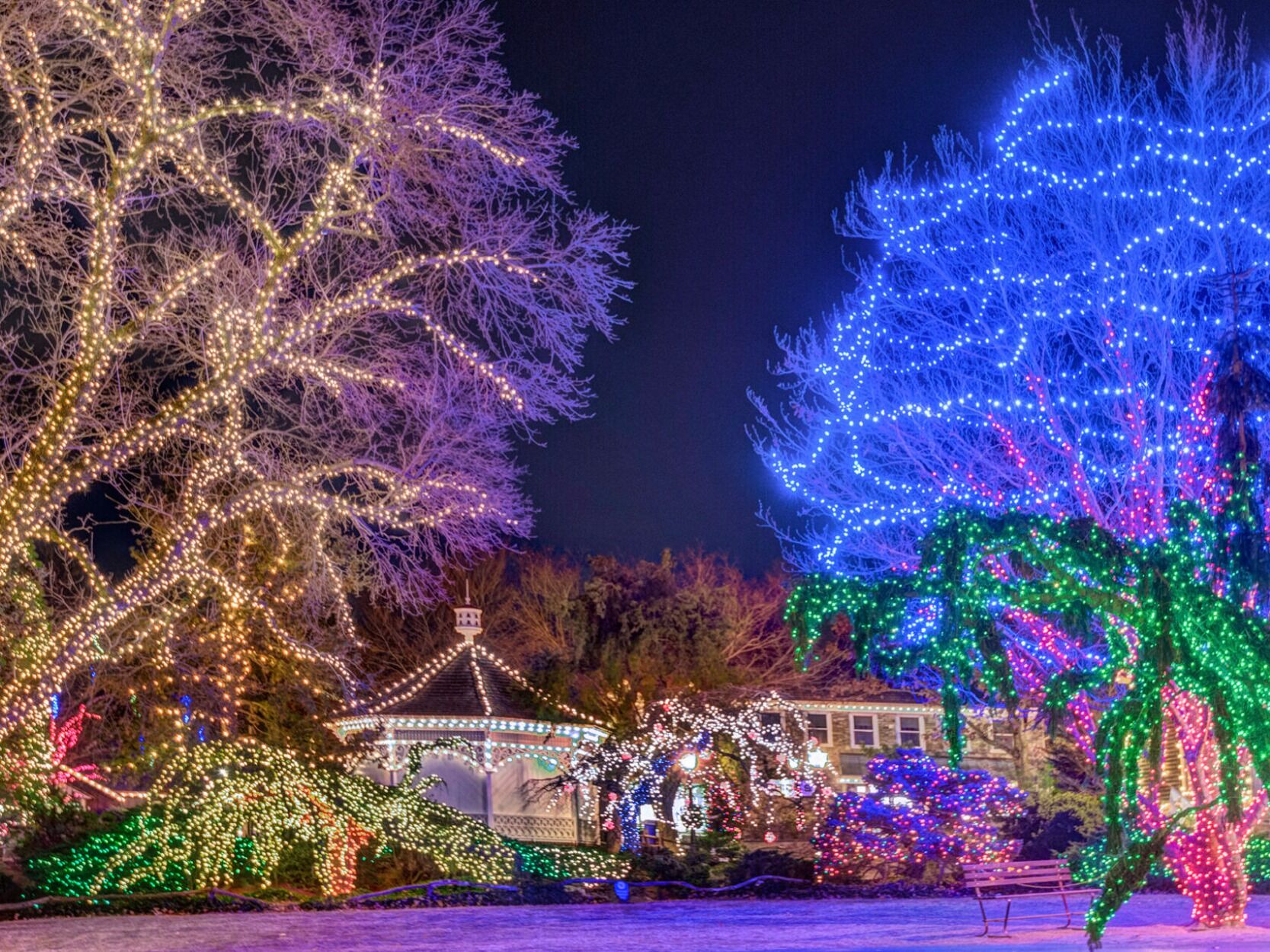 Picture of Christmas Lights at Peddler's Village