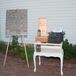 Vintage Guest Book Display