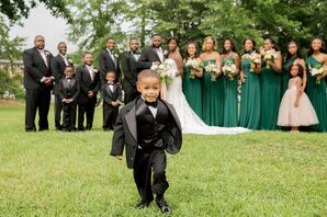 Ring Bearer for Wedding at Stone River in Columbia, South Carolina