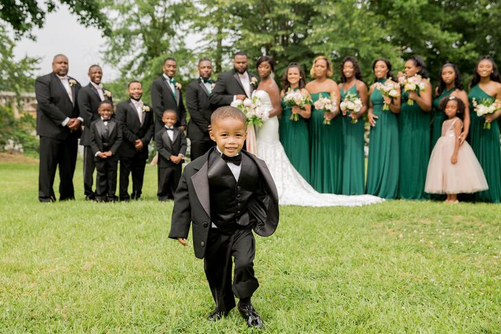 Ring Bearer for Wedding at Stone River in Columbia, South Carolina