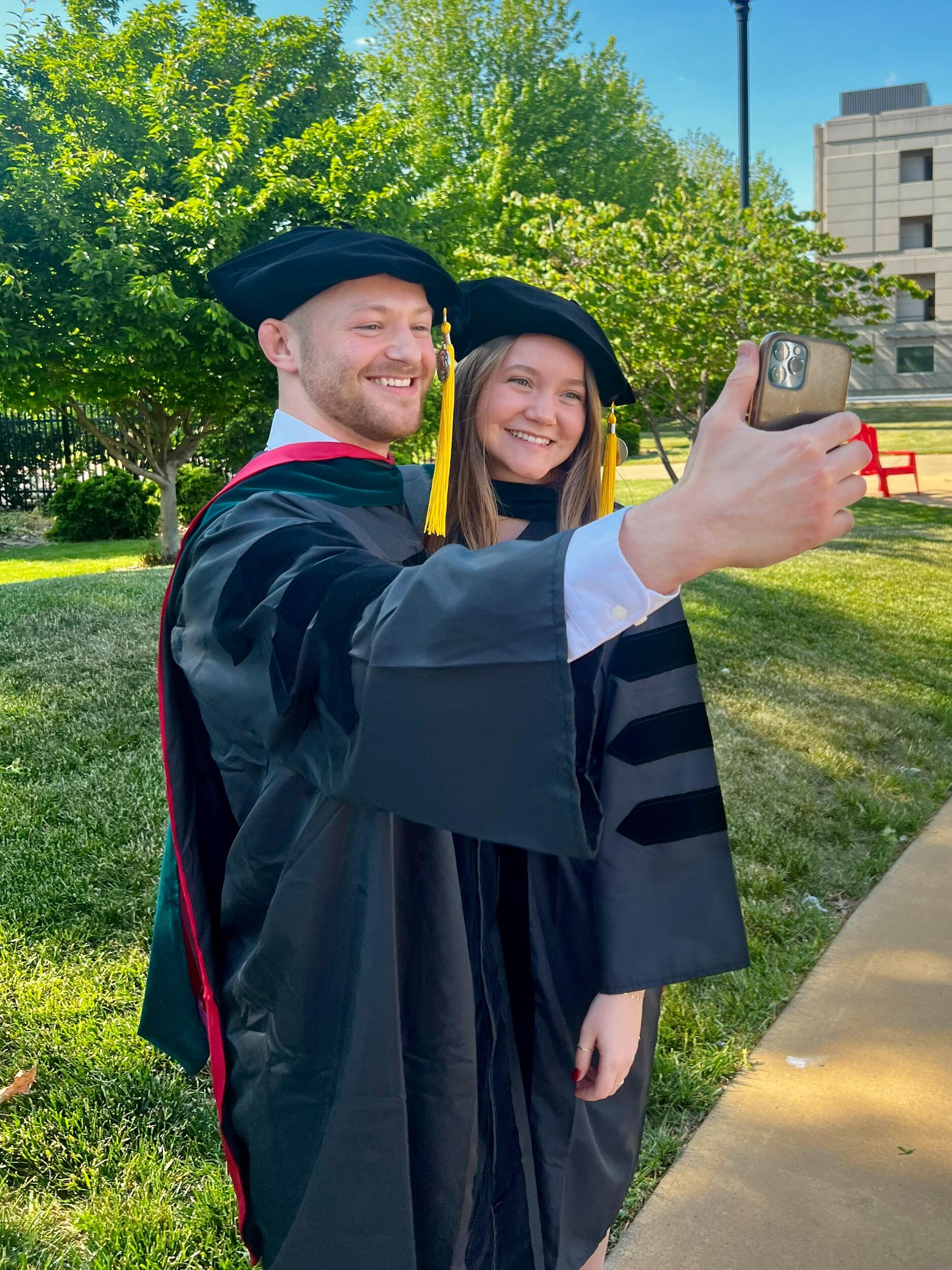 Graduation selfie