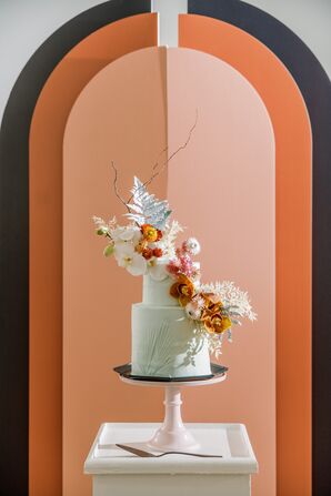 Dramatic Cake with Backdrop at the Everhart Museum in Scranton, Pennsylvania