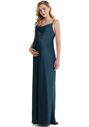 Dessy Group Cowl-Neck Tie-Strap Maternity Slip Dress - M447 Bridesmaid Dress - thumbnail - 1