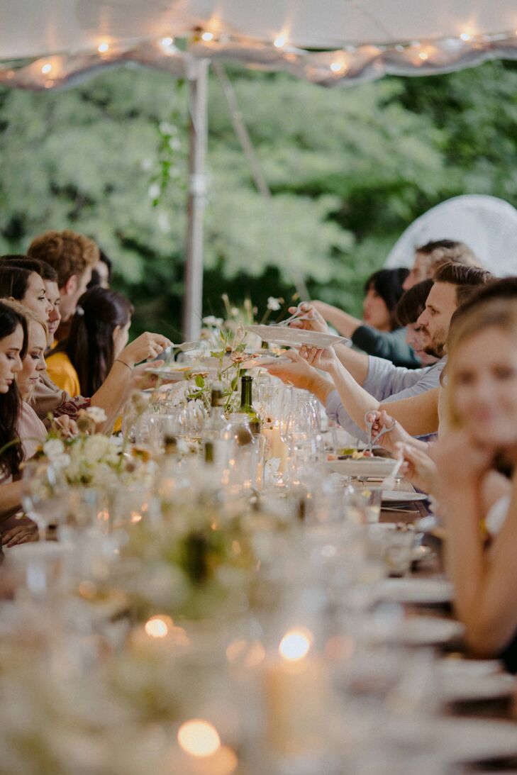 Seated Meal at Foxfire Mountain House in Tremper, New York