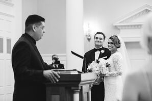 Lace Long-Sleeve Wedding Dress