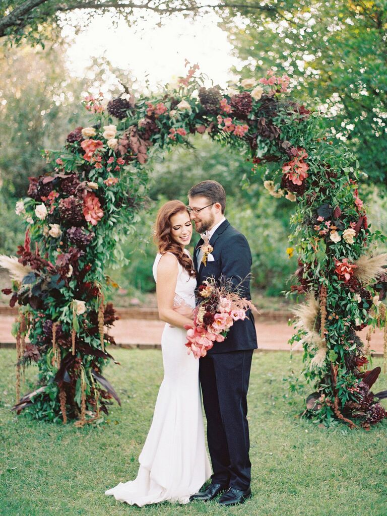 Fall fairytale-themed wedding