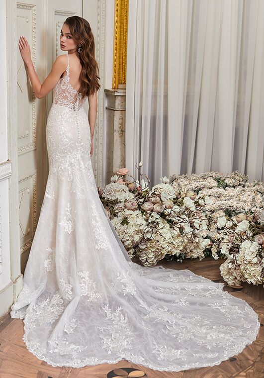 Moonlight Collection J6858 Mermaid Wedding Dress - 3