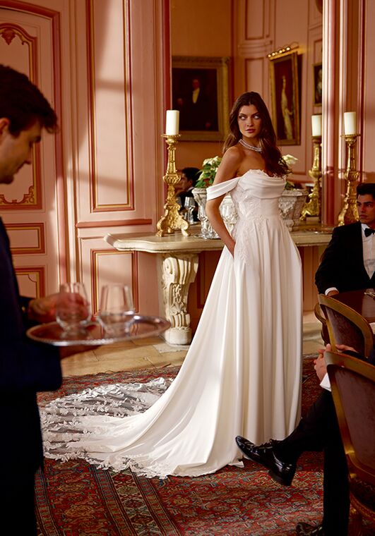 Justin Alexander Julianna A-Line Wedding Dress - 4