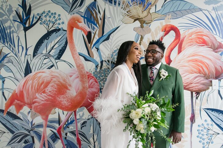 When the pandemic hit, Brianna and Theo were forced to put their large wedding on hold. However, the couple didn't want to put their love on hold and 