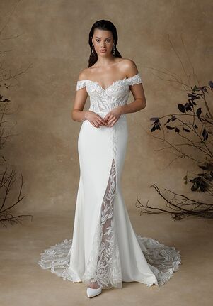 Justin Alexander Graham Fit-and-Flare Wedding Dress