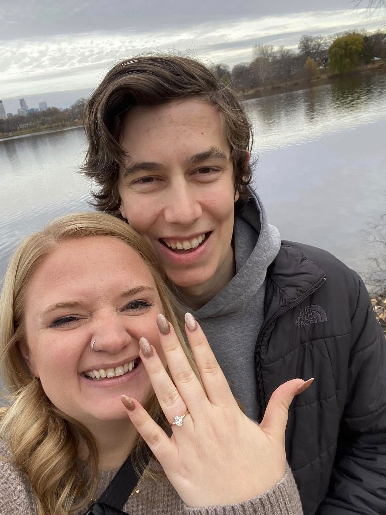 Picture of popping the question!