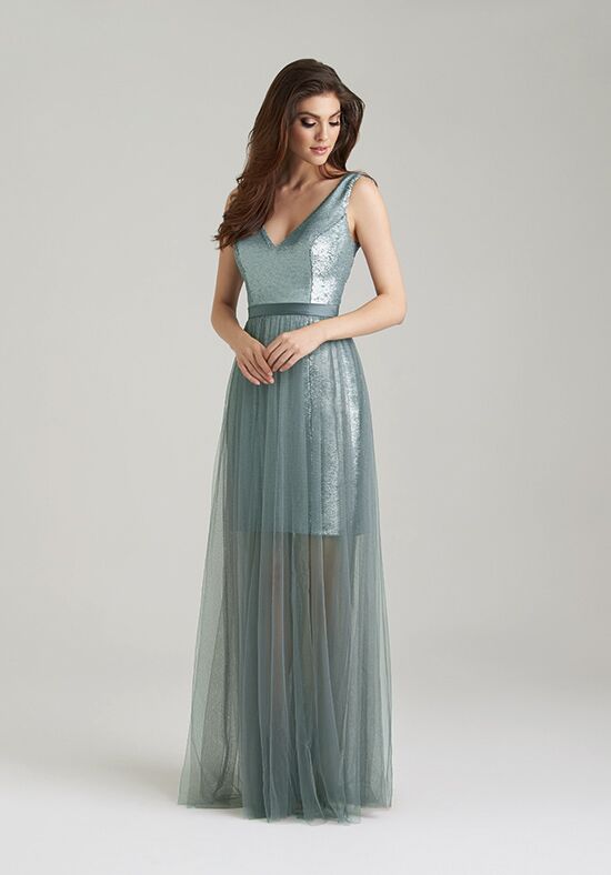 Allure Bridesmaids 1470 V-Neck Bridesmaid Dress - 1