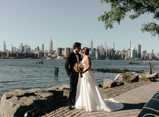 Amelia and Brian live in <a href="https://www.theknot.com/content/new-york-city-industrial-loft-venues" target="_blank">Brooklyn's</a> Williamsburg ne