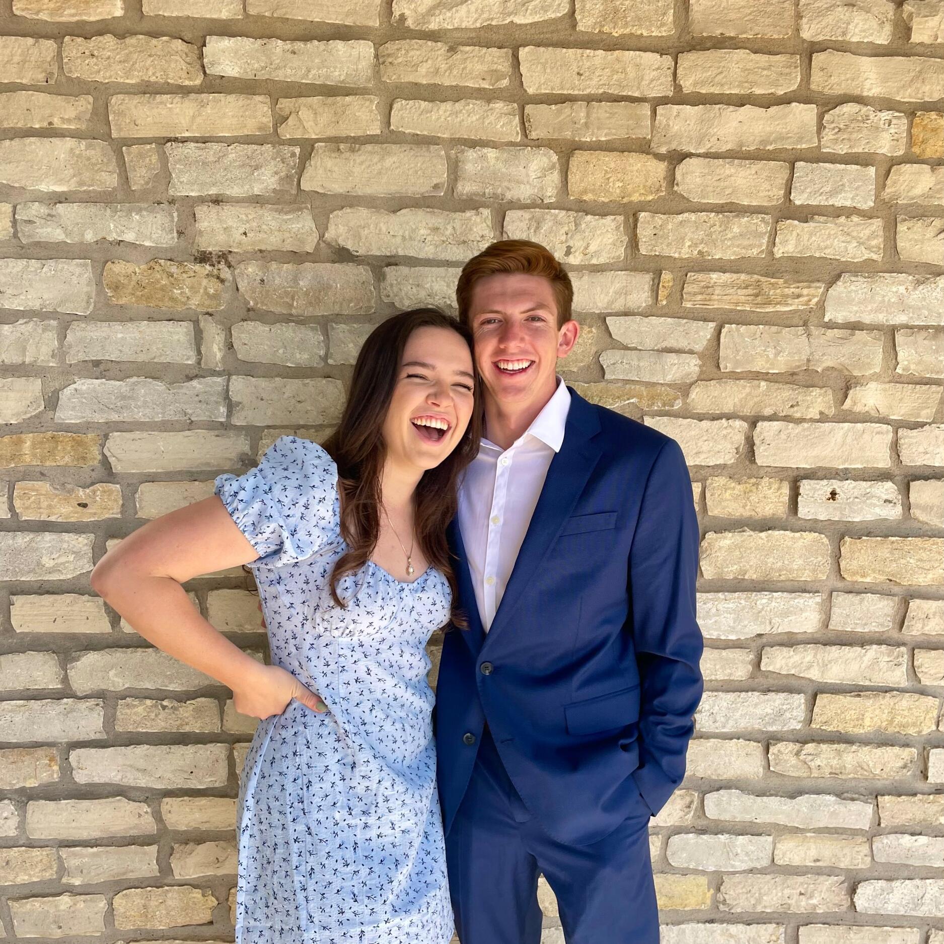 Picture of first wedding together