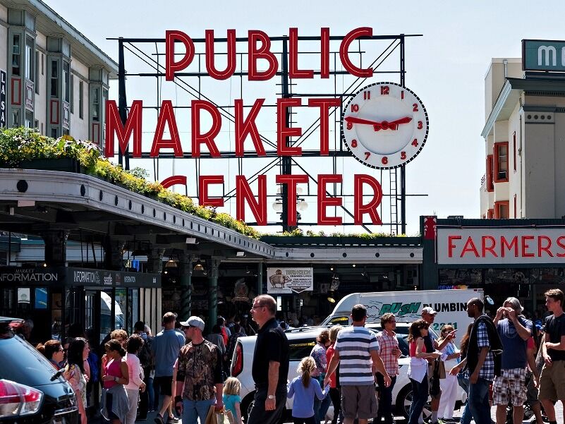 Picture of 10. Pike Place, Gumwall And Original Starbucks