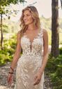 Lillian West 66351 Fit-and-Flare Wedding Dress - thumbnail - 4