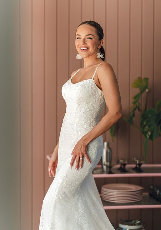 Stella York SY8237 Column Wedding Dress - 5