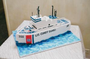 Coast Guard Groom's Cake