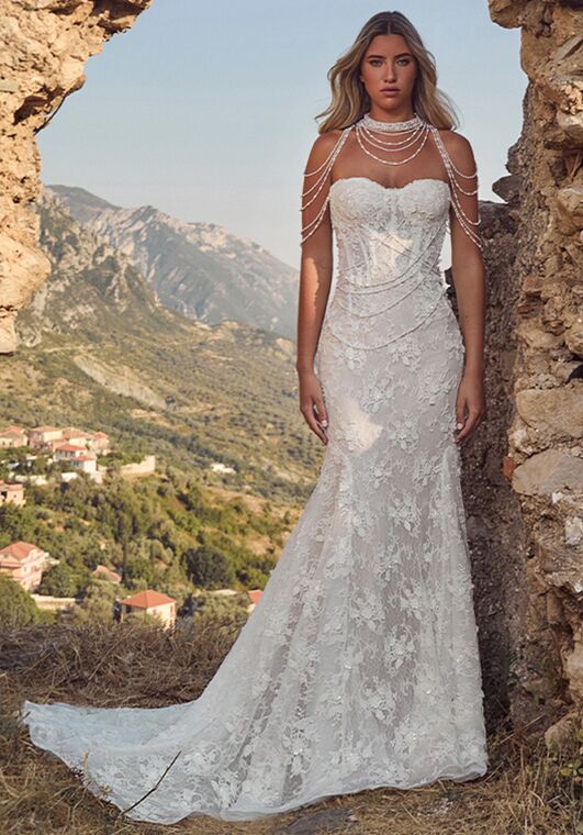 Calla Blanche 125102 Jana Sheath Wedding Dress - 4
