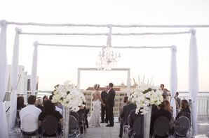 Modern Rooftop Wedding Ceremony