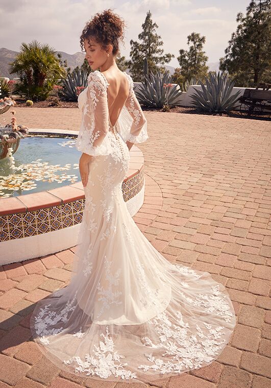 Beloved by Casablanca Bridal BL434 Fit-and-Flare Wedding Dress - 4