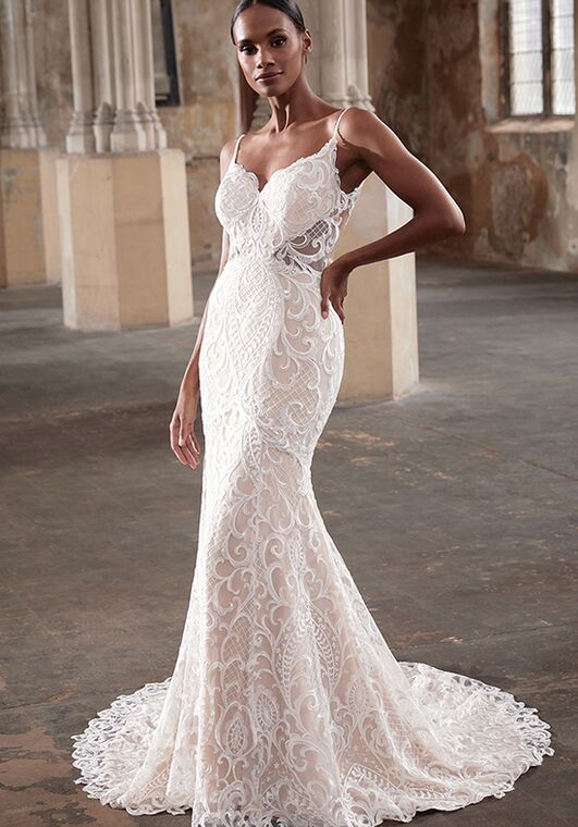 Adore by Justin Alexander Raven Fit-and-Flare Wedding Dress - 3