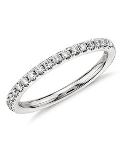 Blue Nile 601150W1401 White Gold Wedding Ring