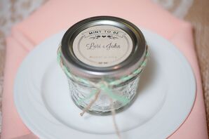 DIY Mint Favor in Mason Jar