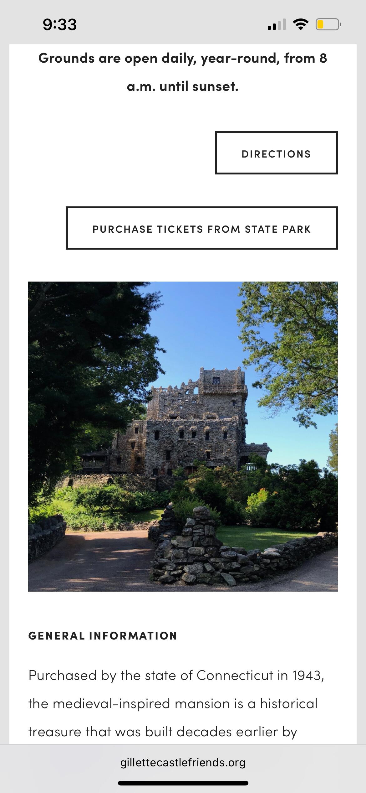 Picture of Gilette Castle State Park