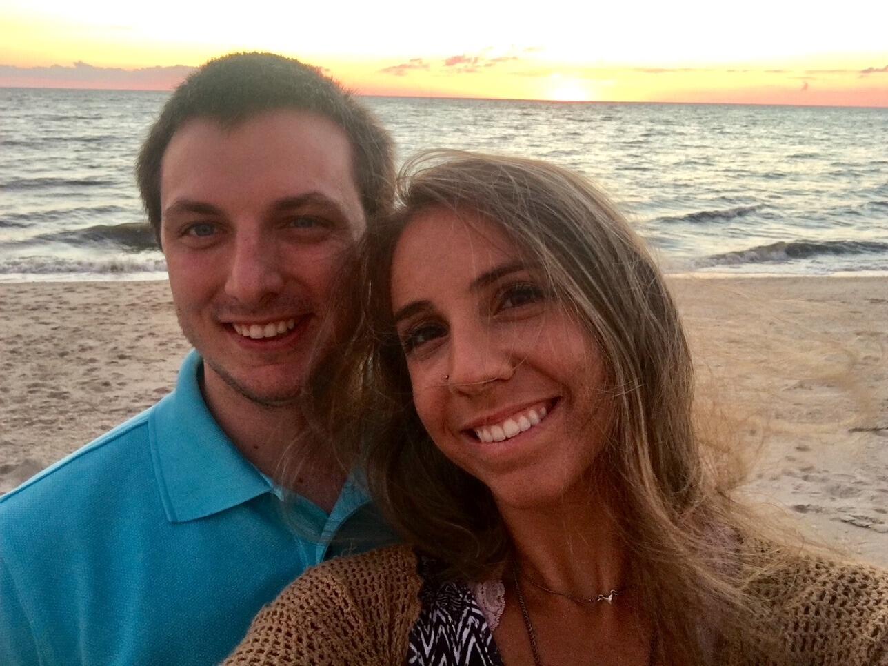 A summer spent at home together at the beach.