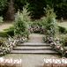 Wedding Ceremony Altar Decorated With Roses