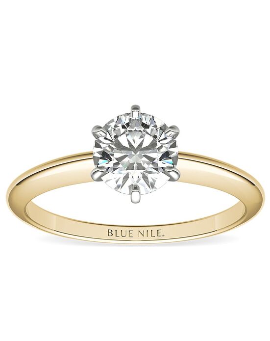 Blue Nile Round Cut Engagement Ring - 1