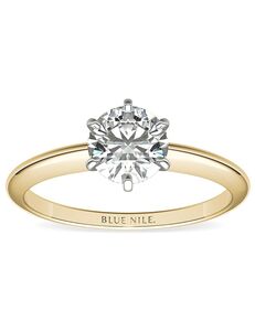Blue Nile Round Cut Engagement Ring