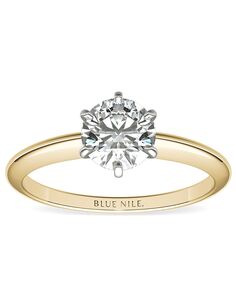 Blue Nile Round Cut Engagement Ring
