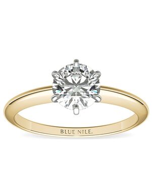 Blue Nile Round Cut Engagement Ring