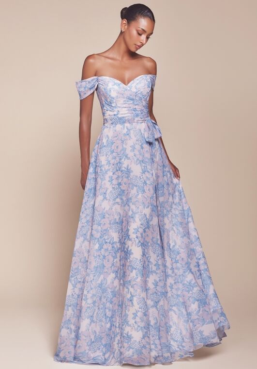 Ladivine 7441 Off the Shoulder Bridesmaid Dress - 4