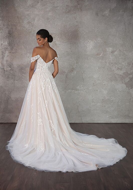Essense of Australia D4098 A-Line Wedding Dress - 3