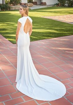 Jasmine Couture Morgan Fit-and-Flare Wedding Dress